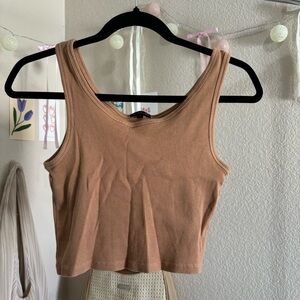 ୨୧ ･ﾟ✧ Splash Tan Tank Top